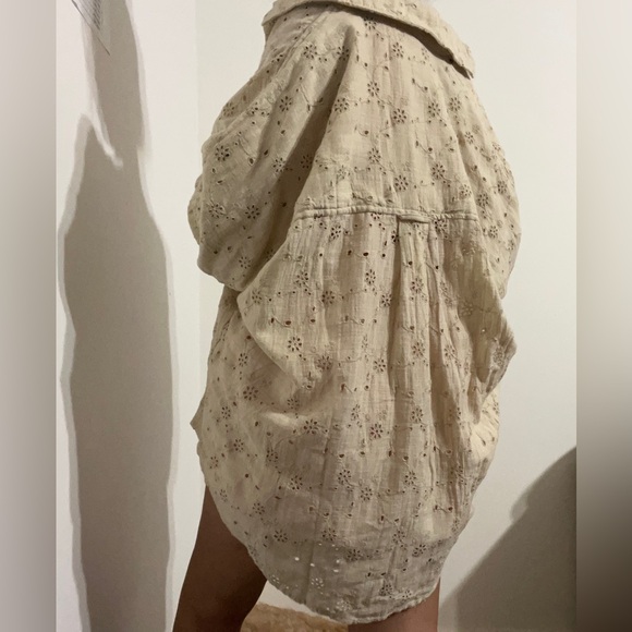 American eagle oversized button down shirt NWT - Picture 5 of 7